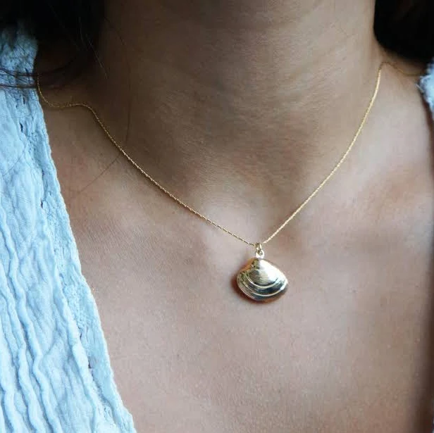 accessory Dainty Beach Jewelry Shell Pendant Necklace Etsy - LayerIt $21.2