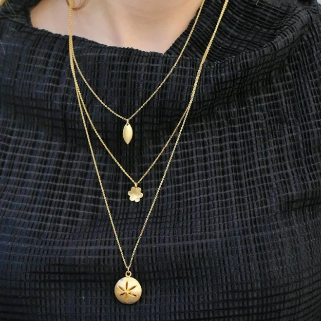 accessory Delicate Layered Gold Necklace Set Etsy - jewelrybytm $71.25