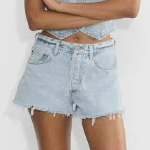 bottoms Denim Forum Women's Ex-Boyfriend Hi-Rise Denim Shorts Aritzia $47.6