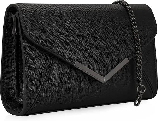 bag DEXMAY Women Envelope Clutch Faux Saffiano Leather Evening Handbag Foldover Clutch Bag Formal Dressy Purse eBay - mohamad50 $43.6