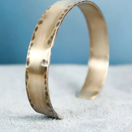 accessory Distressed Bronze Cuff Pure Impressions Design $44.95