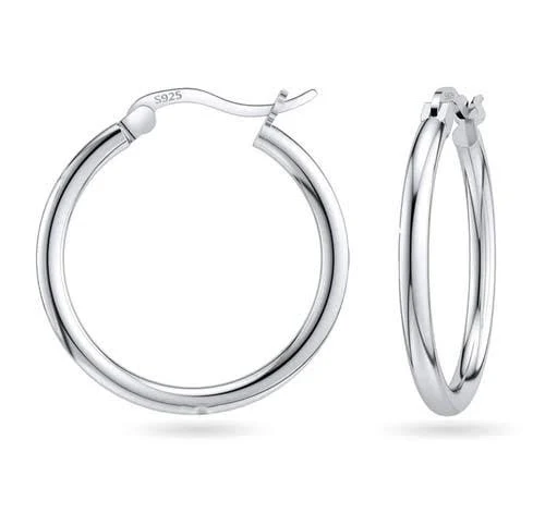 accessory Donatello Gian Sterling Silver Hoop Earrings Nordstrom $48.99