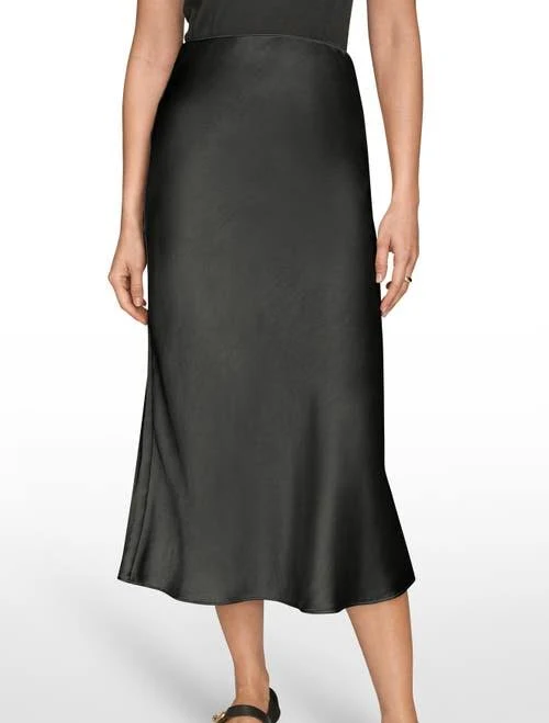 skirt Donna Karan Women's Satin Midi Skirt Nordstrom $129