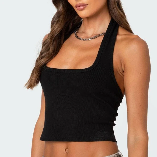 halter top Edikted Women's Ribbed Halter Top edikted $15.2