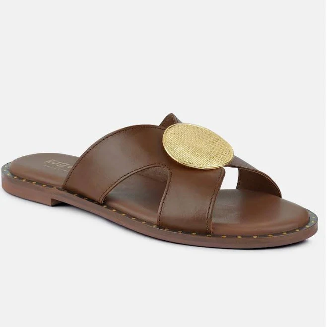 shoes Eudora Embellished Tan Slip-Ons Macy's $42.24