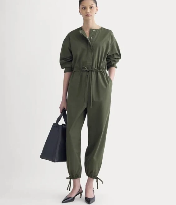 jumpsuit Everlane Cotton Utility Jumpsuit with Drawstring Everlane $59
