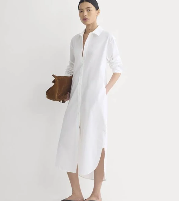 dress Everlane Ultrasoft Cotton Midi Shirtdress Everlane $168