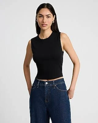 base_layer Express Women's Fitted Ribbed Tank Top Express $9.97