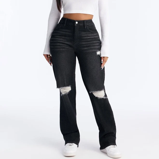 pants Fashion Nova Women's London Nights High Rise Straight Leg Jeans Fashion Nova $16