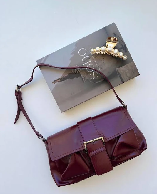 bag Faux Leather Crossbody Bag with Buckle Flap Etsy - Seller $55