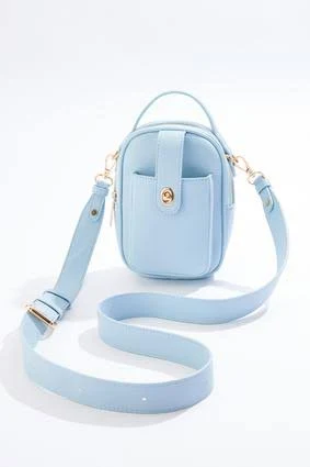 bag Faux Leather Multi Compartment Sling Crossbody Cato Fashions $29.99