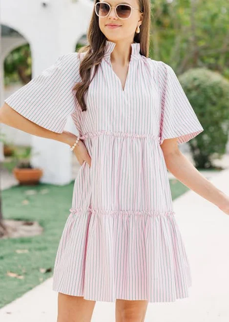 dress Feeling Your Best Striped Dress The Mint Julep Boutique $60