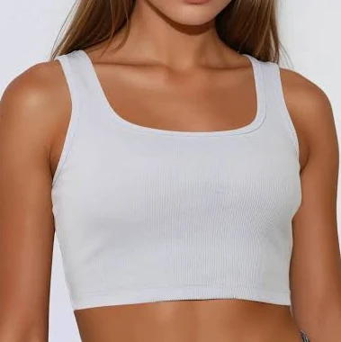 top Fitted Cropped Tank Top Hiccup $15.5
