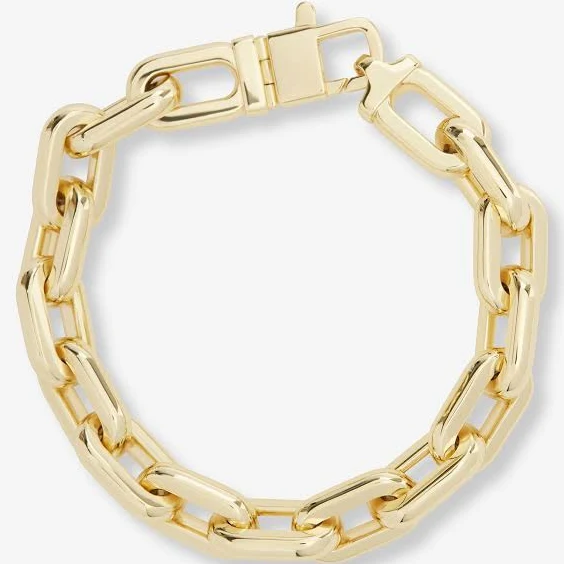 accessory Frankie Chain Bracelet 6.5" Gold Plated Chunky Chain Jewelry by Melinda Maria Jewelry | Melinda Maria Jewelry Melinda Maria $95