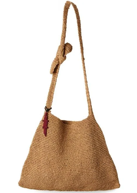 bag Free People Coastal Crush Straw Tote Bag Nordstrom $88
