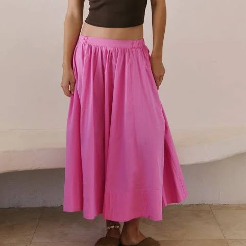 skirt Free People Lowen Midi Skirt Free People $60