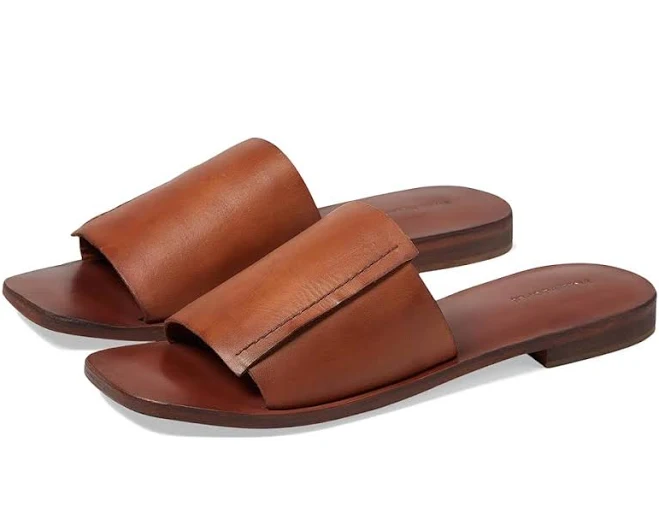 shoes Free People Verona Leather Slide Sandals Zappos.com $70.4