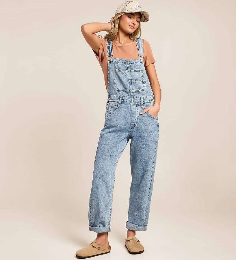 overalls Free People Women's Ziggy Denim Overalls Buckle $98