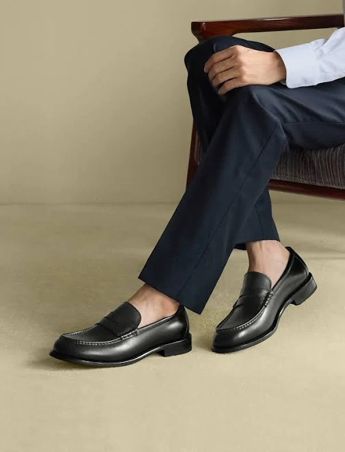 shoes Full-Grain Calfskin Penny Loafers Atorie $269