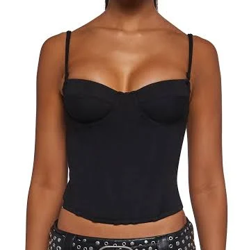 top Generation Kiss Buckle Corset Top Dolls Kill $41.3