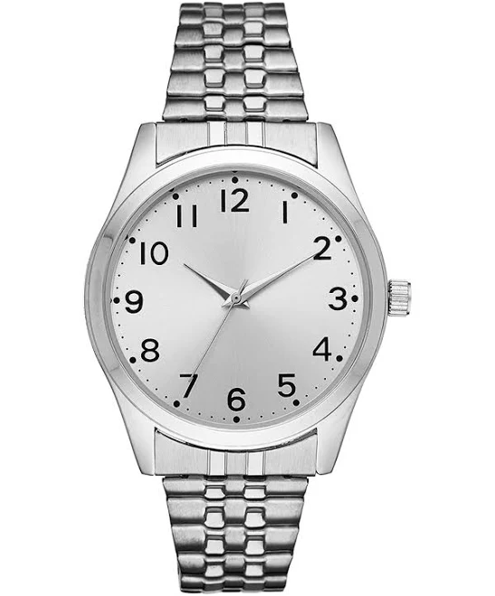 accessory George Men's Chrome Expansion Band Watch Walmart $9.98