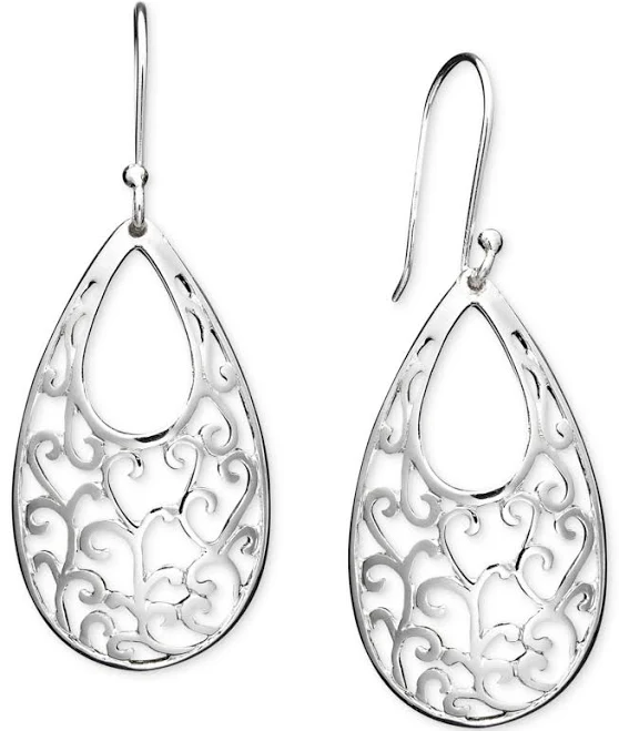 accessory Giani Bernini Sterling Silver Vermeil Teardrop Earrings Macy's $50
