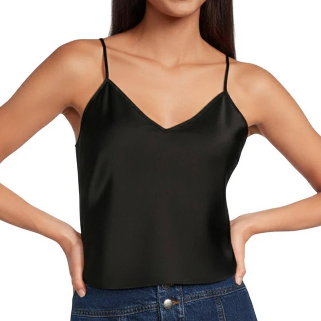 top Gianni Bini Harper Satin V-Neck Cami Dillard's $49