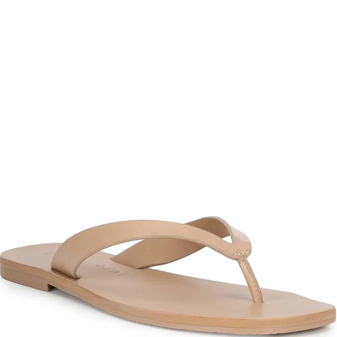 shoes Gianni Bini Women's Steffan Leather Thong Sandals Dillard's $49.99