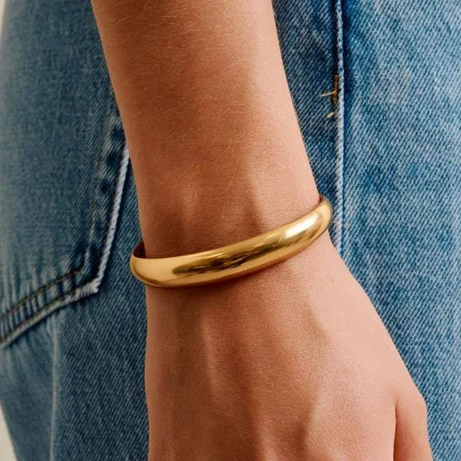 accessory Gold Bold Cuff Bracelet Etsy - Asterodea $52.37