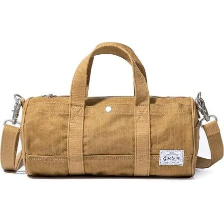 bag Gootium Crossbody Bag for Men & Women, Small Canvas Washed Cotton Barrel Shoulder Bag, Lightweight Vegan Satchel with Top Handles, Compact Everyday Walmart - Gootium $39.99