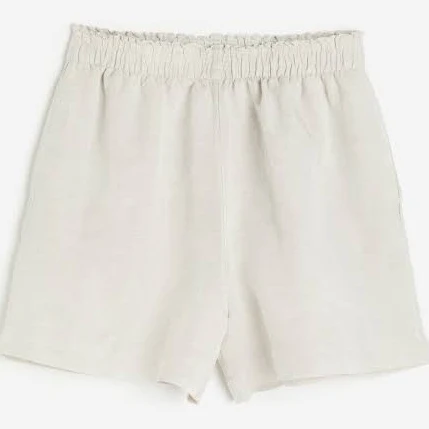 shorts H&M Linen-Blend Pull-On Shorts H&M $17.99