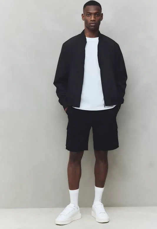 outerwear H&M Men's Regular-Fit Lightweight Bomber Jacket H&M $26.99