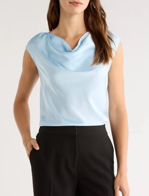 top Halogen Women's Cowl Neck Sleeveless Top Nordstrom $49