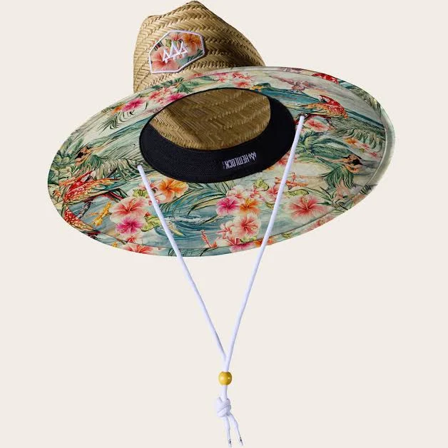 accessory Hemlock Hat Co. Hanalei Hula Straw UPF 50+ Lifeguard Hat Hemlock Hat Co. $42