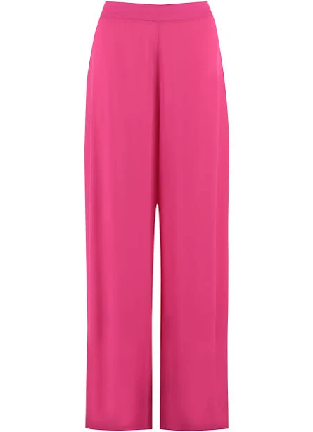 matching set HIGH-WAIST WIDE-LEG TROUSERS Fuchsia / 48 Lord & Taylor $195.9