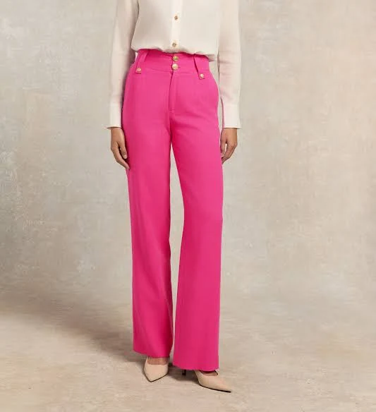 pants Holland Cooper Women's High Waisted Linen Trousers Holland Cooper $499