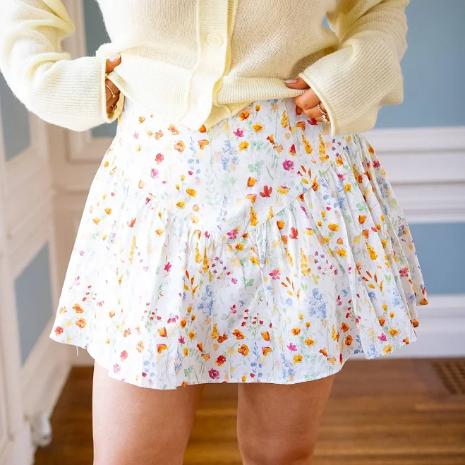 skirt Honey Blossom Mini Skirt Sabi Boutique $56.99