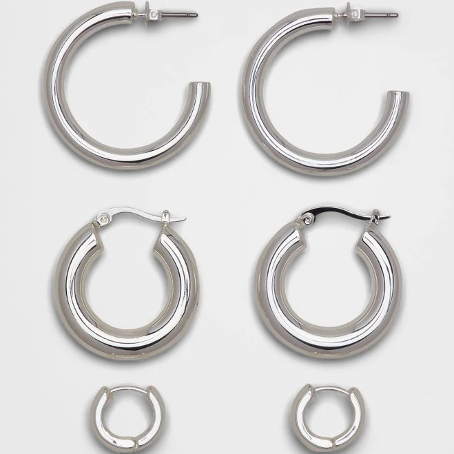 accessory Hoop Earrings Set Banana Republic Factory $20