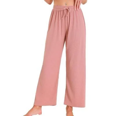 two piece set Inspire Chic Women's High Waist Ribbed Knit Palazzo Pants Target $14.24