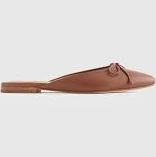 shoes Italian Leather Pointed Mule Quince $59.9
