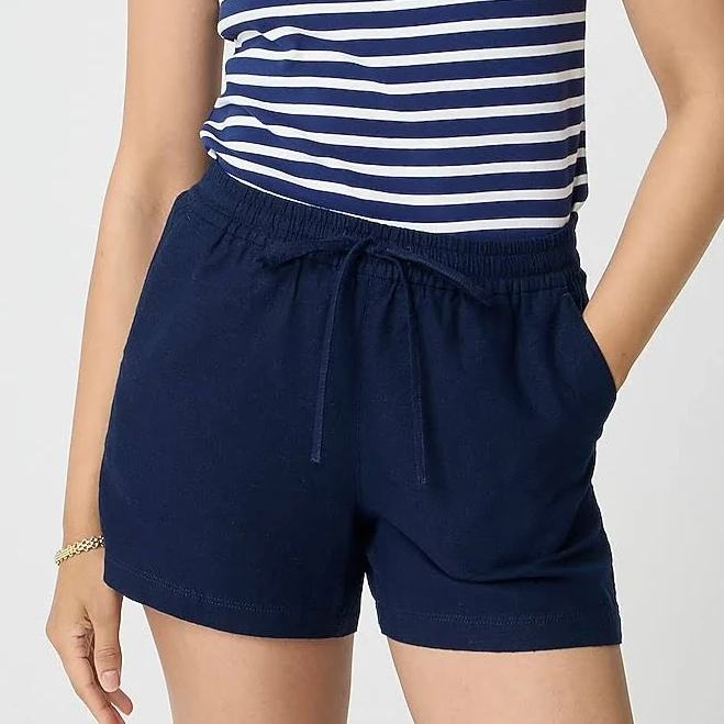 shorts J.Crew Women's Linen-Blend Drawstring Shorts J.Crew Factory $29.5