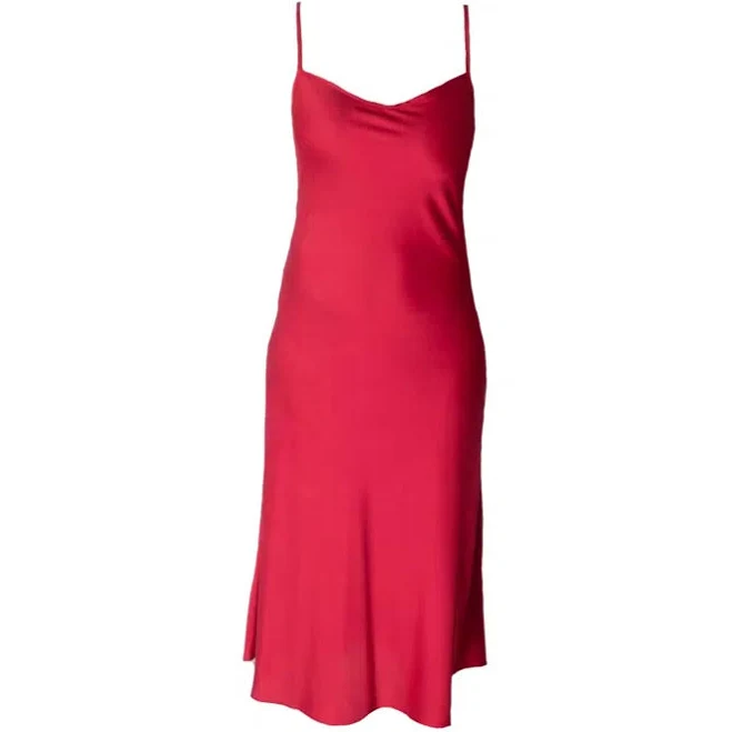 dress Janara Jones Satin Cami-Slip Midi Dress ModeSens $277