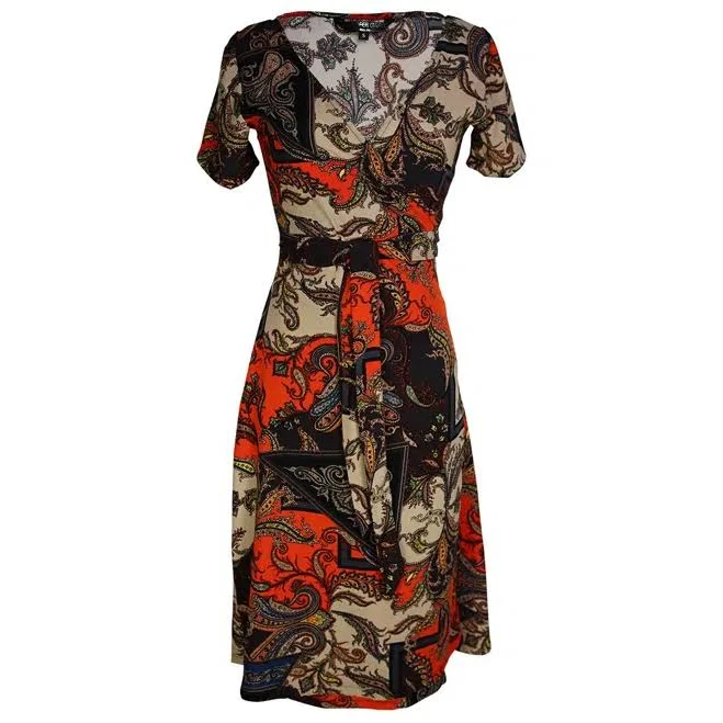 dress Jennafer Grace Women's Paisley Mosaic Wrap Dress ModeSens $165