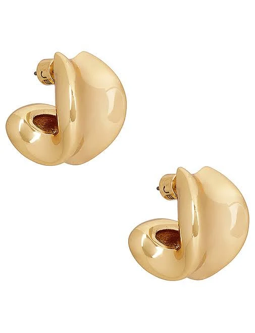 accessory Jenny Bird Chunky Doune Hoops REVOLVE $138