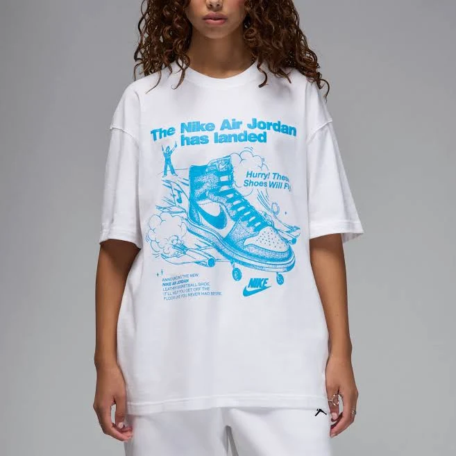 top Jordan Women's Oversized Graphic Tee Shirt ASOS $24.75