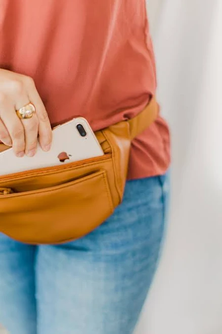 bag Just Like Joan Women's Small Vegan Leather Waist Bag Just Like Joan $8.97