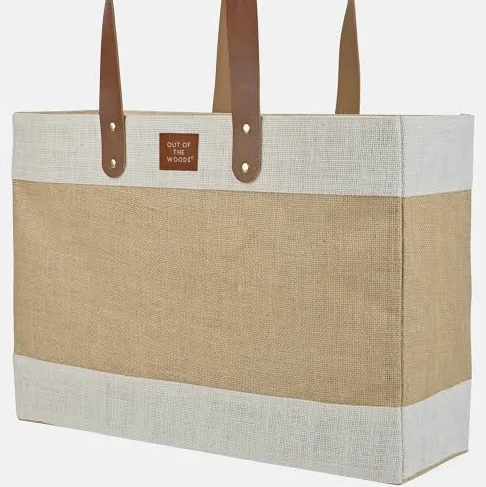 bag Jute Market Tote Bag Out of the Woods $24