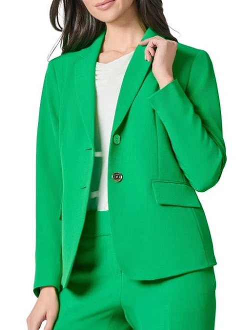 blazer Kasper Women's Notch Collar Stretch Crepe Two-Button Blazer Nordstrom $83.3