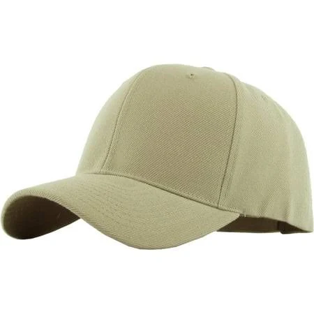 accessory KBETHOS Solid Velcro Baseball Cap with Adjustable Closure Walmart - KBETHOS $13.99