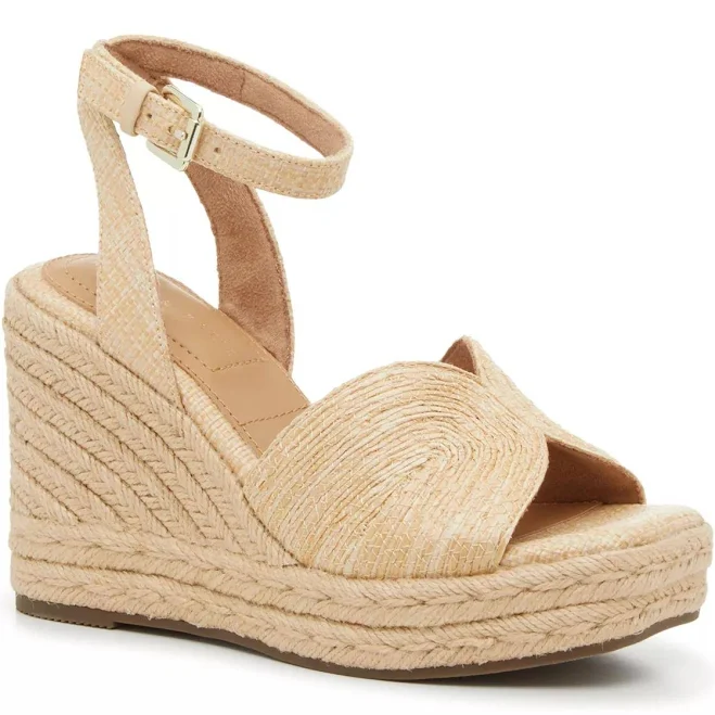 shoes Kelly & Katie Women's Wesley Espadrille Wedge Sandals DSW $49.98
